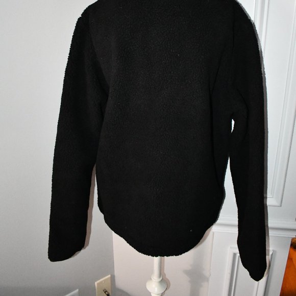 Save the Duck  Bruno Long Sleeve Full Zip Jacket in Black  Size: LARGE  #DF0199M - Picture 5 of 5